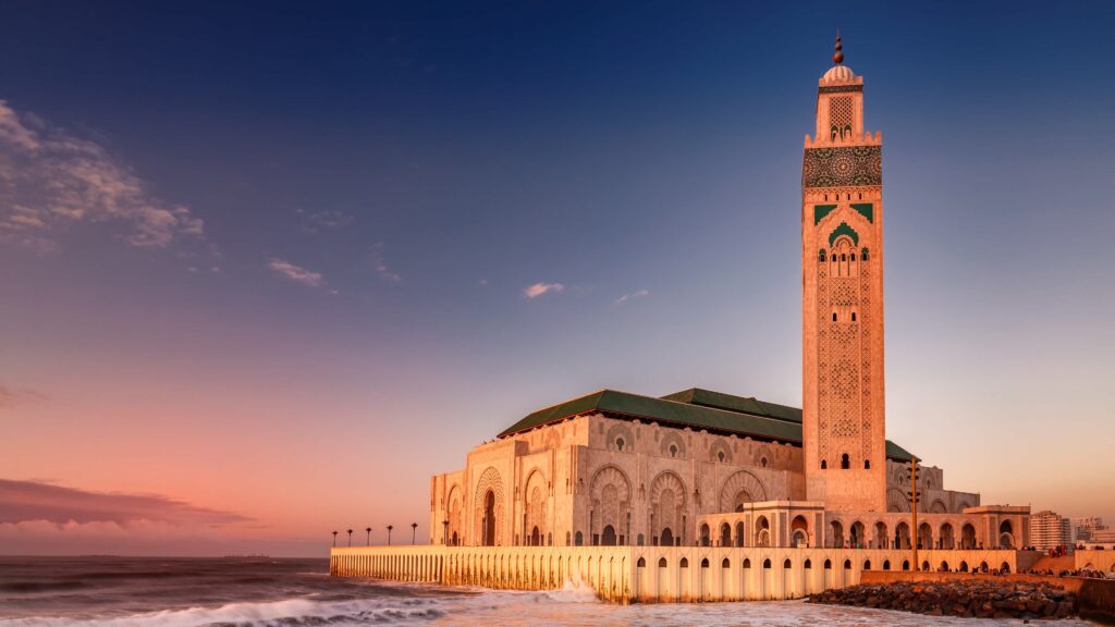 Morocco casablanca hassan2 mosque