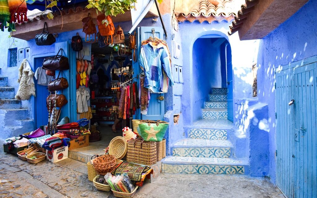 chefchaouen bleu city