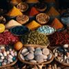 Moroccan spices and herbs